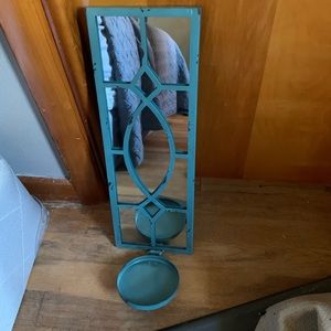 Mirror candle sconce